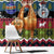 Cat Hanging on Xmas Tree Christmas Window Curtain Xmas Holiday Patterns - Wonder Print Shop