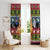 Cat Hanging on Xmas Tree Christmas Window Curtain Xmas Holiday Patterns - Wonder Print Shop
