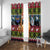 Cat Hanging on Xmas Tree Christmas Window Curtain Xmas Holiday Patterns - Wonder Print Shop