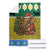 Gabon Christmas Blanket with Pixel Art Elephant Santa Christmas Tree and Flag Colors Pattern - Wonder Print Shop