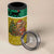 Gabon Christmas 4 in 1 Can Cooler Tumbler with Pixel Art Elephant Santa Christmas Tree and Flag Colors Pattern - Wonder Print Shop