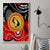 Aboriginal Flag Style Dot Art And Abstract Kangaroo Canvas Wall Art - Wonder Print Shop