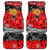 Aboriginal Flag Style Dot Art And Abstract Kangaroo Car Mats - Wonder Print Shop