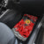 Aboriginal Flag Style Dot Art And Abstract Kangaroo Car Mats - Wonder Print Shop