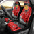 Aboriginal Flag Style Dot Art And Abstract Kangaroo Car Seat Cover - Wonder Print Shop