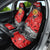 Aboriginal Flag Style Dot Art And Abstract Kangaroo Car Seat Cover - Wonder Print Shop