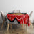 Aboriginal Flag Style Dot Art And Abstract Kangaroo Tablecloth - Wonder Print Shop