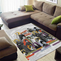 Black History Fight Like A Girl Area Rug African Feminist Icons and Bold Retro Art Style - Wonder Print Shop