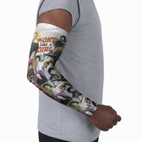 Black History Fight Like A Girl Arm Sleeves African Feminist Icons and Bold Retro Art Style - Wonder Print Shop