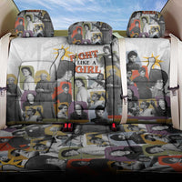 Black History Fight Like A Girl Back Car Seat Cover African Feminist Icons and Bold Retro Art Style - Wonder Print Shop