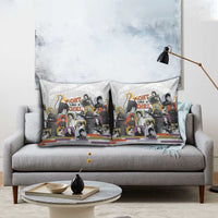 Black History Fight Like A Girl Pillow Cover African Feminist Icons and Bold Retro Art Style - Wonder Print Shop