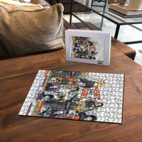 Black History Fight Like A Girl Puzzle African Feminist Icons and Bold Retro Art Style - Wonder Print Shop