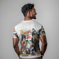 Black History Fight Like A Girl T shirt African Feminist Icons and Bold Retro Art Style - Wonder Print Shop