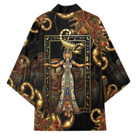 Serket Ancient Egyptian Kimono with Canopic Jars and Scorpion Motif in Protection