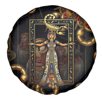 Serket Ancient Egyptian Spare Tire Cover with Canopic Jars and Scorpion Motif in Protection