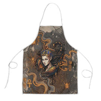 Serket Egyptian Apron Jeweled Scorpion and Cobweb Motif in Mystical Egyptian