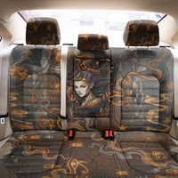 Serket Egyptian Back Car Seat Cover Jeweled Scorpion and Cobweb Motif in Mystical Egyptian