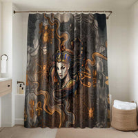 Serket Egyptian Bathroom Set Jeweled Scorpion and Cobweb Motif in Mystical Egyptian