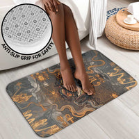 Serket Egyptian Bathroom Set Jeweled Scorpion and Cobweb Motif in Mystical Egyptian