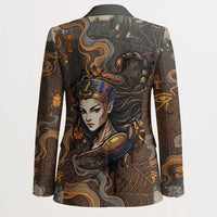 Serket Egyptian Blazer Jeweled Scorpion and Cobweb Motif in Mystical Egyptian