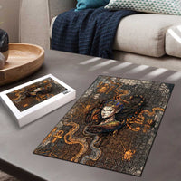 Serket Egyptian Puzzle Jeweled Scorpion and Cobweb Motif in Mystical Egyptian