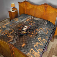 Serket Egyptian Quilt Jeweled Scorpion and Cobweb Motif in Mystical Egyptian