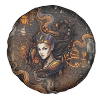 Serket Egyptian Spare Tire Cover Jeweled Scorpion and Cobweb Motif in Mystical Egyptian