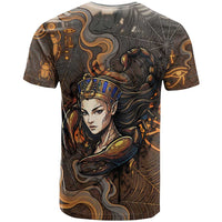 Serket Egyptian T shirt Jeweled Scorpion and Cobweb Motif in Mystical Egyptian