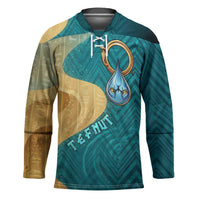 Tefnut Ancient Egyptian Hockey Jersey with Water Drop and Lion Symbol