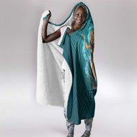Tefnut Ancient Egyptian Hooded Blanket with Water Drop and Lion Symbol