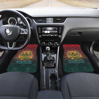 Egyptian Wadjet Winged Cobra Car Mats with Eye of Horus in Fiery Royal Protector Theme