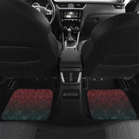 Egyptian Wadjet Winged Cobra Car Mats with Eye of Horus in Fiery Royal Protector Theme