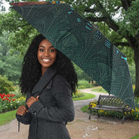 Egyptian Wadjet Winged Cobra Umbrella with Eye of Horus in Fiery Royal Protector Theme