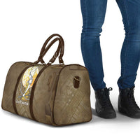 Wosret Egyptian Travel Bag with Golden Scepter and Archer Motif in Ancient Protector