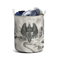 Nekhbet Egyptian Laundry Basket Vulture Goddess Mother of Protection Wings Claws Desert