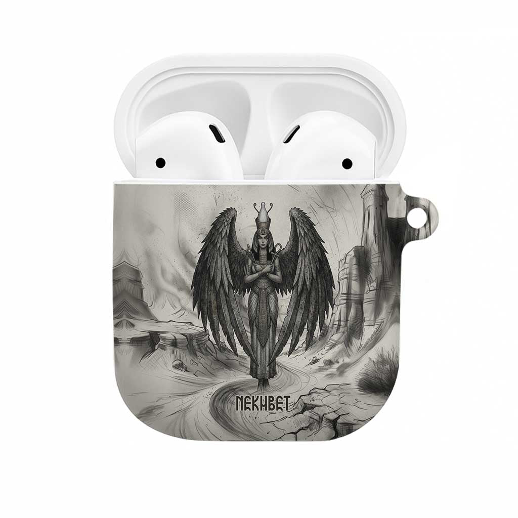 Nekhbet Egyptian AirPods Case Vulture Goddess Mother of Protection Wings Claws Desert