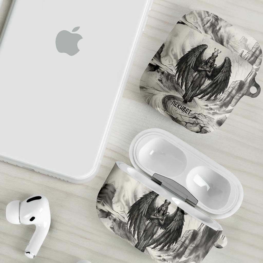 Nekhbet Egyptian AirPods Case Vulture Goddess Mother of Protection Wings Claws Desert