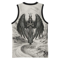 Nekhbet Egyptian Basketball Jersey Vulture Goddess Mother of Protection Wings Claws Desert