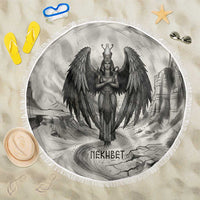 Nekhbet Egyptian Beach Blanket Vulture Goddess Mother of Protection Wings Claws Desert