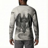 Nekhbet Egyptian Button Sweatshirt Vulture Goddess Mother of Protection Wings Claws Desert