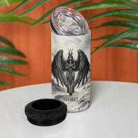 Nekhbet Egyptian 4 in 1 Can Cooler Tumbler Vulture Goddess Mother of Protection Wings Claws Desert