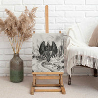 Nekhbet Egyptian Canvas Wall Art Vulture Goddess Mother of Protection Wings Claws Desert
