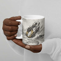 Nekhbet Egyptian Ceramic Mug Vulture Goddess Mother of Protection Wings Claws Desert