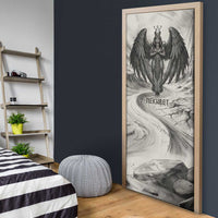 Nekhbet Egyptian Door Cover Vulture Goddess Mother of Protection Wings Claws Desert
