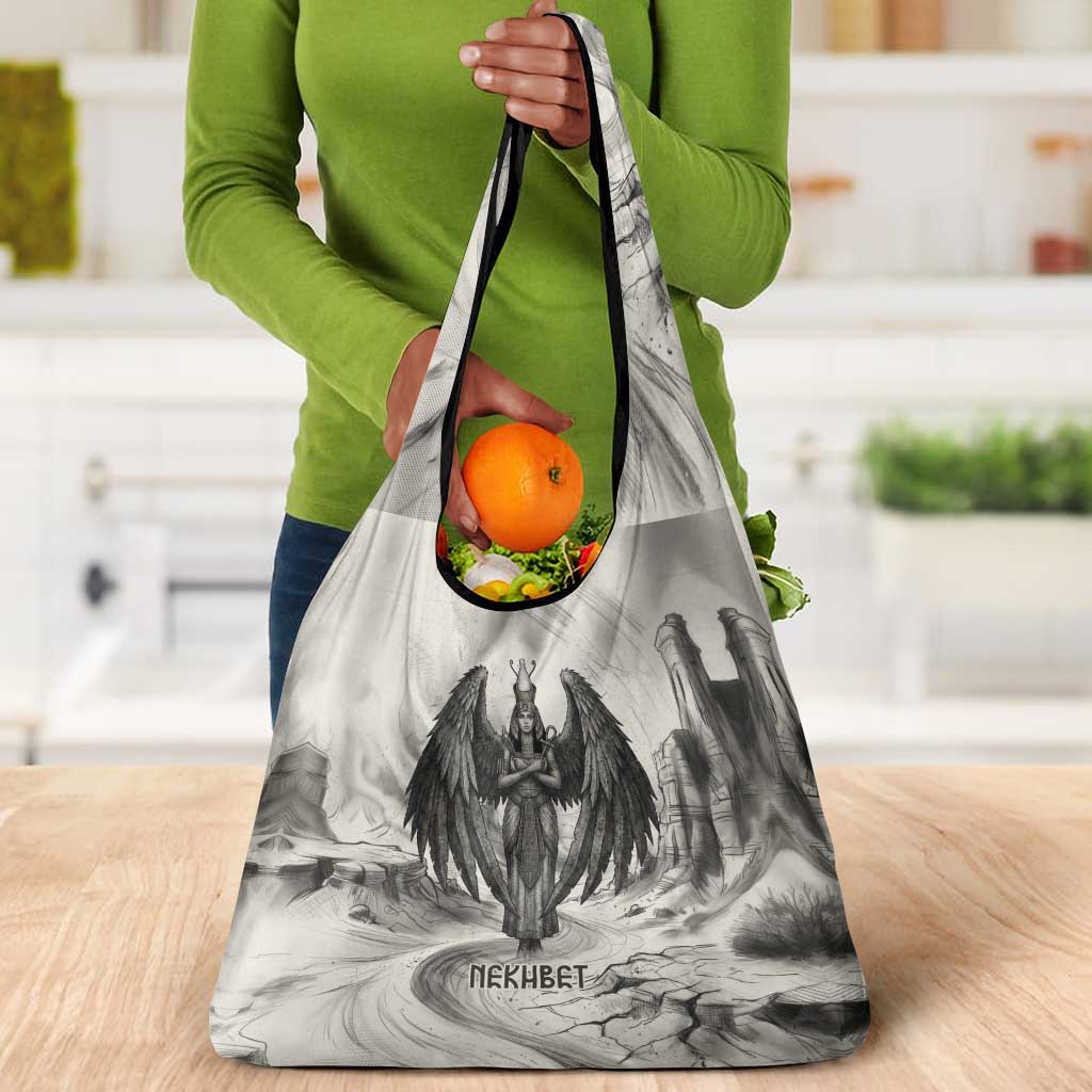 Nekhbet Egyptian Grocery Bag Vulture Goddess Mother of Protection Wings Claws Desert