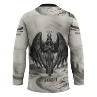 Nekhbet Egyptian Hockey Jersey Vulture Goddess Mother of Protection Wings Claws Desert