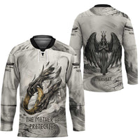 Nekhbet Egyptian Hockey Jersey Vulture Goddess Mother of Protection Wings Claws Desert