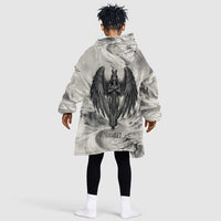 Nekhbet Egyptian Kid Wearable Blanket Hoodie Vulture Goddess Mother of Protection Wings Claws Desert