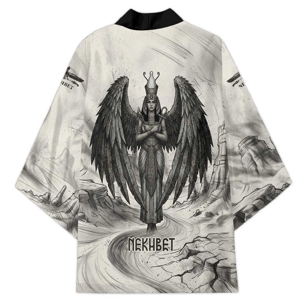 Nekhbet Egyptian Kimono Vulture Goddess Mother of Protection Wings Claws Desert