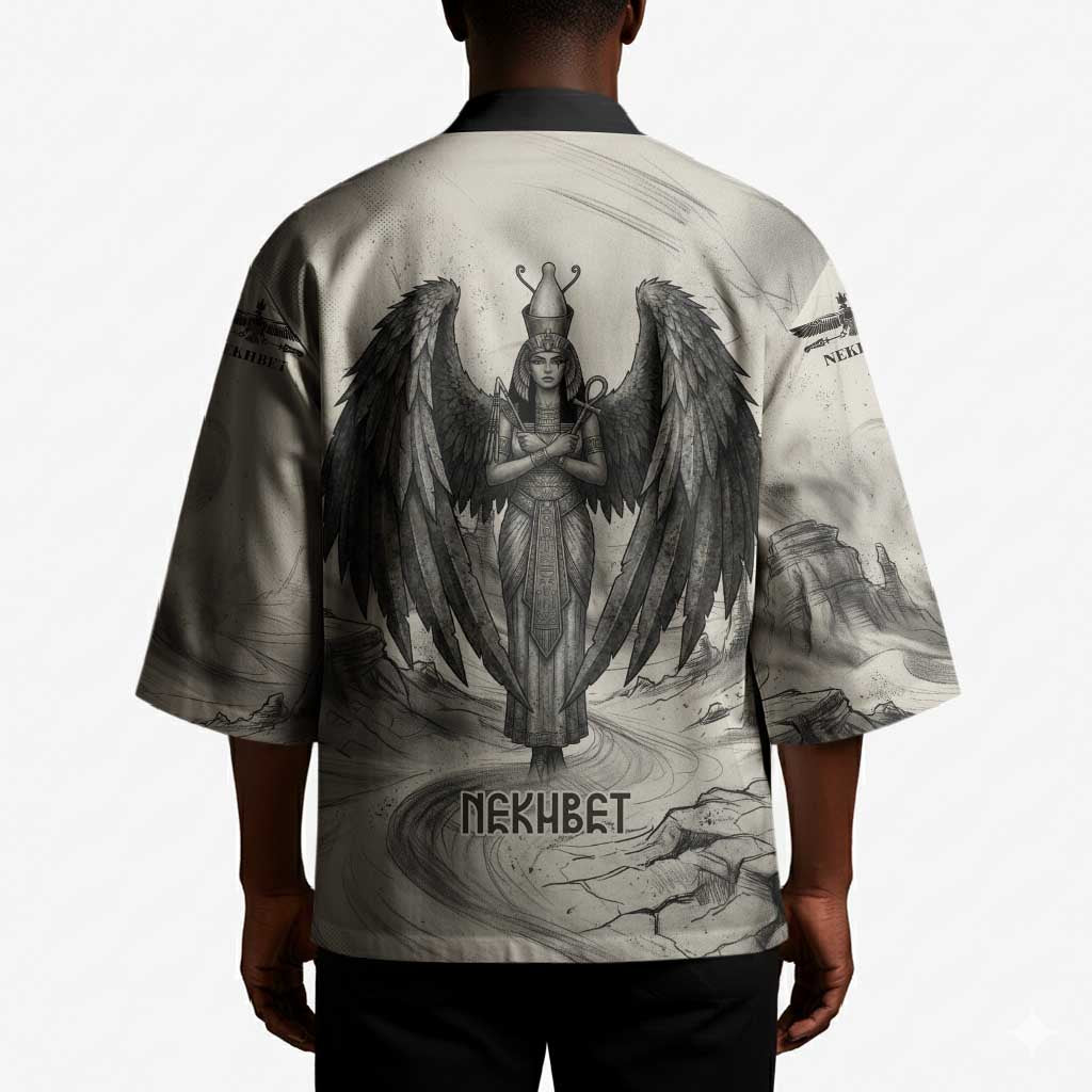 Nekhbet Egyptian Kimono Vulture Goddess Mother of Protection Wings Claws Desert